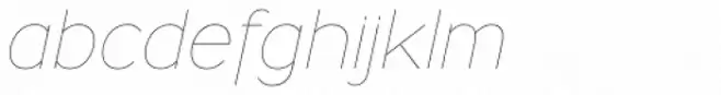 Ministry Thin Italic