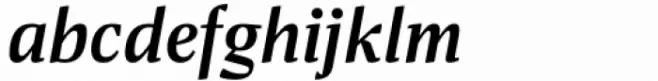 Miragem Demi Bold Italic