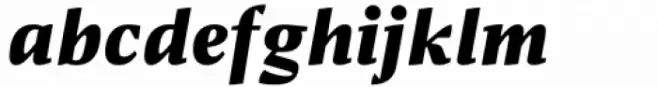 Miragem Extra Bold Italic