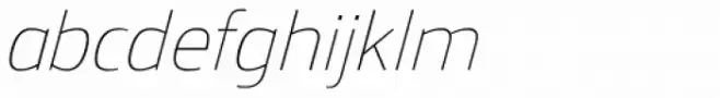Mitram Thin Italic