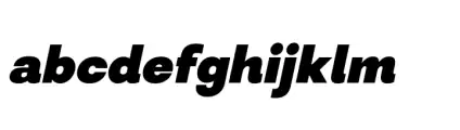 Modern Sans Black Oblique