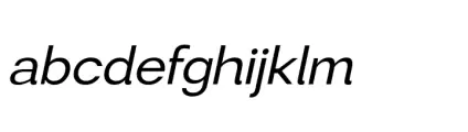 Modern Sans Regular Oblique
