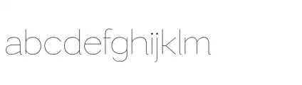 Modern Sans Thin
