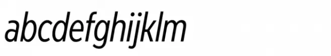 Modica Pro Condensed Italic