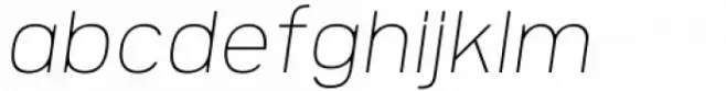Mula Rounded Thin Italic