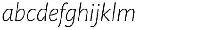Mundo Sans Pro Light Italic