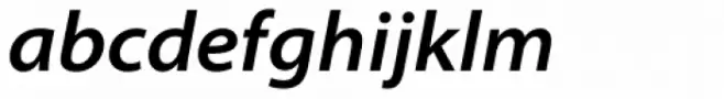 Myriad Pro SemiExt SemiBold Italic