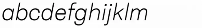 Neogrotesk Essential Alt Ultra Light Italic