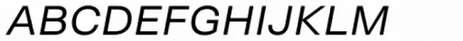Neogrotesk Small Caps Light Italic