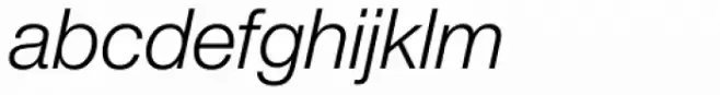 Neue Helvetica® World 46 Light Italic