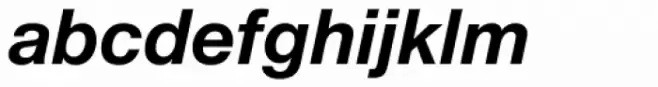Neue Helvetica® World 76 Bold Italic