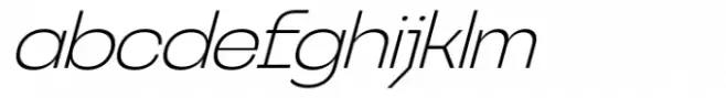 Neugro Typeface Extra Light Italic
