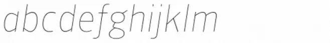NewLibris Thin Italic