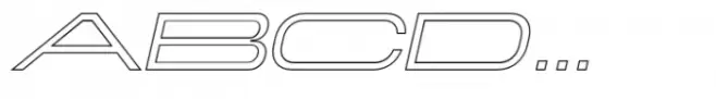 Nokia Expanded Regular Outline Italic
