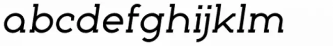 Nokio Slab Alt Medium Italic