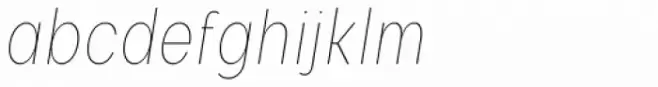 Nominee Thin Condensed Italic