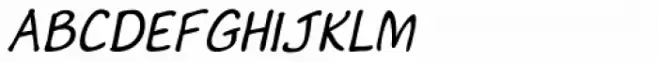 NorB Felt Tip Light Italic