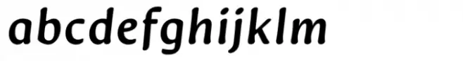 Novaletra Sans CF Demi Bold Italic