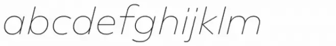 Novera Classic Thin Italic