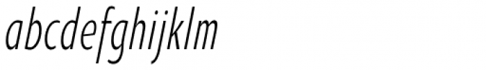 Oksana Sans Compressed Italic