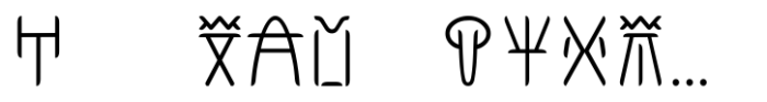Ongunkan Linear B Syllabary Regular