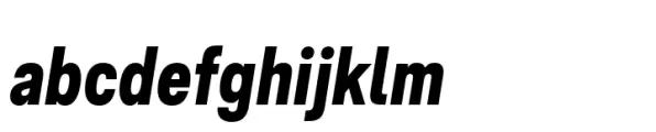Ordina Compressed Extrabold Oblique