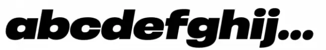 Otoiwo Grotesk Extended Black Italic