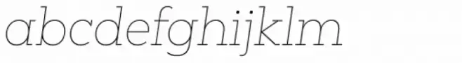 Peckham Thin Italic