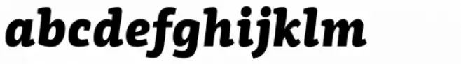 PF Centro Slab Press Black Italic