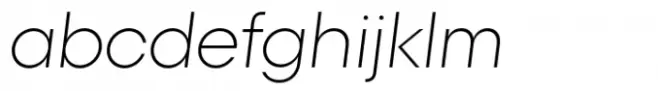 Polin Sans Extralight Italic