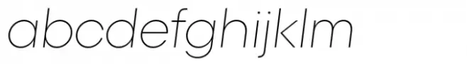 Polin Sans Thin Italic