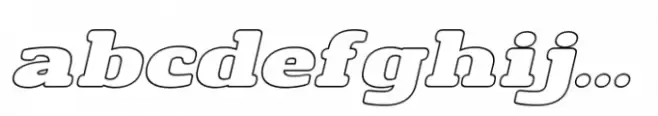 Ports Play Outline Expanded Italic