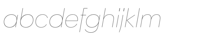 Postea Hairline Italic