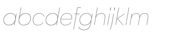 Postea Hairline Italic