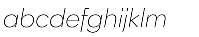 Postea Thin Italic