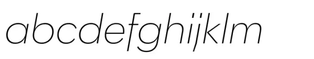 Postea Thin Italic