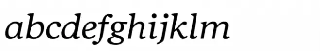 Poynter Serif RE Italic