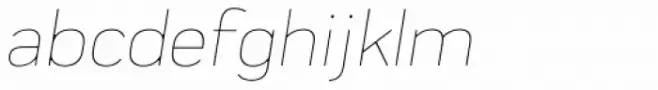 Praktika Round ExtraLight Italic
