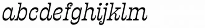Presley Slab Regular Italic