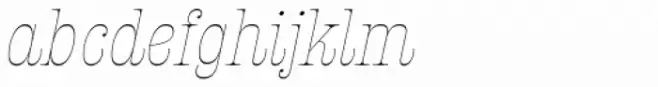 Presley Slab Thin Italic