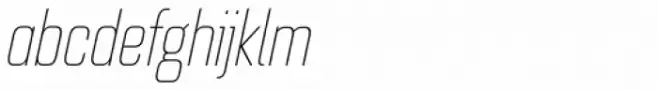 Quarca Condensed Thin Italic
