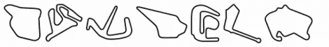 Racetracks Europe Africa Linear