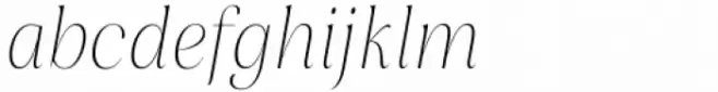 Rasbern ExtraLight Italic