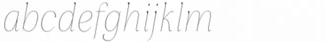 Rasbern Thin Italic