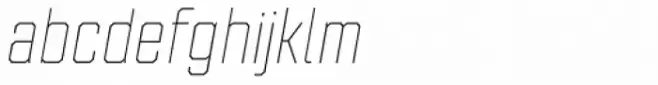 Refinery 35 Hairline Italic