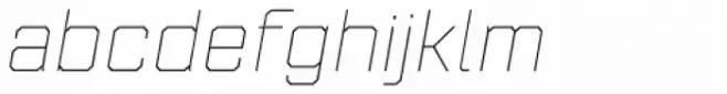 Refinery 75 Hairline Italic