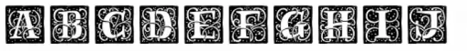 Renaissance Initial Dots Black