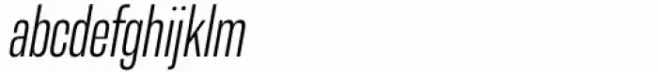Resolve Sans Semilight Condensed Italic