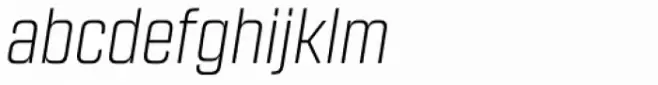 Revolution Gothic ExtraLight Italic