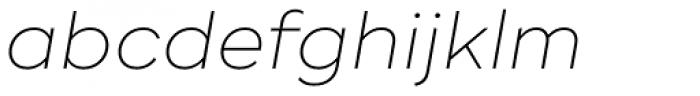 Ridley Grotesk Ultra Light Italic